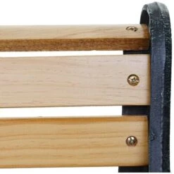 Nova Panchina In Ghisa Dal Design Classico Ed Elegante In Ghisa E Legno Vari Colori Colore : Marrone Chiaro -Giardino di Lusso 95906358 4