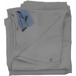 Nova Set 4 Pareti Laterali Per Pergola 4x4m In Poliestere Vari Colori Colore : Grigio Chiaro