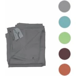 Nova Set 4 Pareti Laterali Per Pergola 4x4m In Poliestere Vari Colori Colore : Grigio Chiaro -Giardino di Lusso 95907215 5