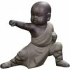 Mini Kung Fu Monaco Ornamenti Statua Di Buddha Tè Animale Zen Giardino Vassoio Da Tè Figurine Per Kung Fu Vassoio Da Tè Auto Casa Ufficio Decorazione (Grigio), -Giardino di Lusso 96196014 1