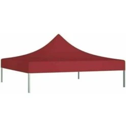 Tenda Per Feste E Barnum Tetto Per Tenda Per Feste 3x3 M Bordeaux 270 G/m² -Giardino di Lusso 96222451 3