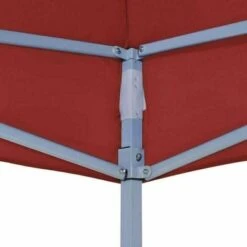 Tenda Per Feste E Barnum Tetto Per Tenda Per Feste 3x3 M Bordeaux 270 G/m² -Giardino di Lusso 96222451 4
