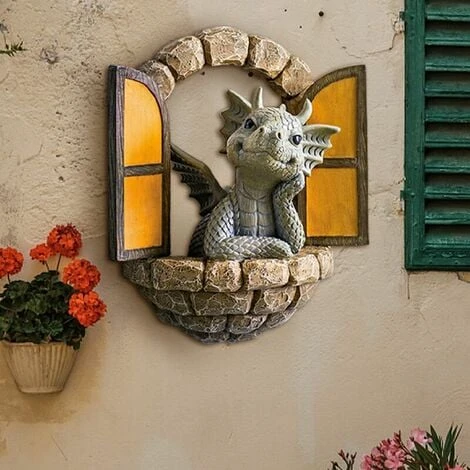 Statua Del Giardino Del Drago, Statua Del Giardino Dello Gnomo Statua Del Giardino All'aperto Sculture E Statue Del Giardino Decorazione Dell'ornamento Della Statua Animali In Resina Per Uso Interno O 6 Statua Del Giardino Del Drago, Statua Del Giardino Dello Gnomo Statua Del Giardino All'aperto Sculture E Statue Del Giardino Decorazione Dell'ornamento Della Statua Animali In Resina Per Uso Interno O - immagine 4