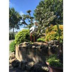 Cicogna Ornamentale In Plastica Resina Decorazione Giardino -Giardino di Lusso 9670926 3