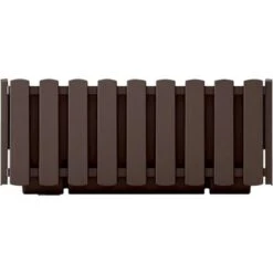 Prosperplast Properplast Bodee Fencycase Balcóner, Dimensioni (mm) 580x180x162, Colore Marrone