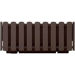 Prosperplast Properplast Bodee Fencycase Balcónera, Dimensioni (mm) 380x180x162, Colore Marrone