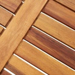 Nova Tavolo Da Giardino Pieghevole 40x40x40 Cm In Massello D'Acacia -Giardino di Lusso 96778298 5