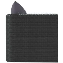 Nova Poltrona Con Cuscini In Polyrattan Nero Per Giardino Design Elegante -Giardino di Lusso 96778584 4