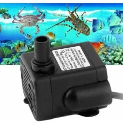 Pompa Dell'acqua Ultra Silenziosa 48GPH [180L/H] 3W, Piccolo Acquario, Laghetto Per Pesci, Tartaruga, Animale Acquatico, Scultura, Giardino, Barca In Movimento, Laghetto, Fontana, Pompa Per Acquario D -Giardino di Lusso 96838557 4