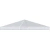 Outsunny Copertura Per Gazebo 3x3 M In PVC Impermeabile E Trasparente Con Corde Di Sicurezza, 300x300x80 Cm -Giardino di Lusso 96925652 1