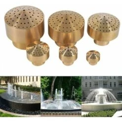 Fontana D'acqua In Ottone Con Spruzzatore A Spruzzo Per La Biblioteca Del Museo Del Parco Divertimenti Del Laghetto Da Giardino(3/4) -Giardino di Lusso 97073334 4