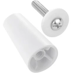 PrixPrime - Battute Per Tende A Rullo In Bianco 40 Mm 25 Unità -Giardino di Lusso 97191213 4