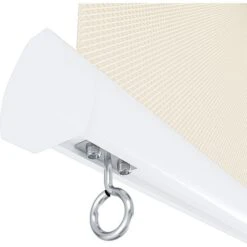 Tenda Da Sole Verticale Avvolgibile A Rullo Per Esterno Balcone Terrazzo Anti UV Impermeabile Protezione Privacy Resistente Antivento Parasole Oscurante Ombreggiante Beige (100 X 140 Cm) -Giardino di Lusso 97195577 3