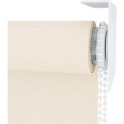 Tenda Da Sole Verticale Avvolgibile A Rullo Per Esterno Balcone Terrazzo Anti UV Impermeabile Protezione Privacy Resistente Antivento Parasole Oscurante Ombreggiante Beige (100 X 140 Cm) -Giardino di Lusso 97195577 5