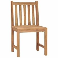 Sedie Da Giardino 4 Pz Con Cuscini In Legno Massello Di Teak -Giardino di Lusso 97216309 4