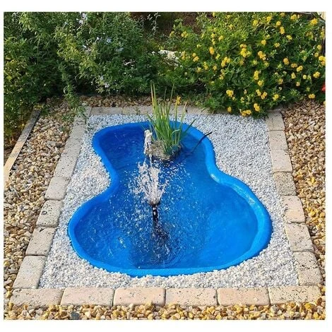 Laghetto Da Giardino Bracciano Azzurro Litri 220 Da 136x100xh34 4 Laghetto Da Giardino Bracciano Azzurro Litri 220 Da 136x100xh34 - immagine 2