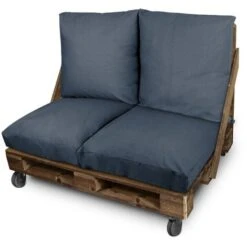 HAPPERS Cuscino Da Pavimento Multiuso Per Esterno Naylim Mate Grigio Petrolio 60x60 Grigio Petrolio