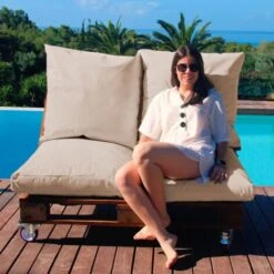 HAPPERS Cuscino Da Pavimento Multiuso Per Esterno Naylim Mate Grigio Petrolio 60x60 Grigio Petrolio -Giardino di Lusso 97367307 4