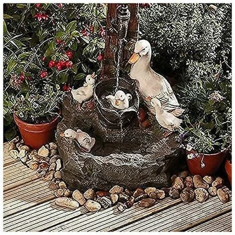 Statua Animale Da Giardino Fontana Solare Lampada Da Giardino Art Déco Scultura Da Giardino A Led Per Esterni (B) 6 Statua Animale Da Giardino Fontana Solare Lampada Da Giardino Art Déco Scultura Da Giardino A Led Per Esterni (B) - immagine 4