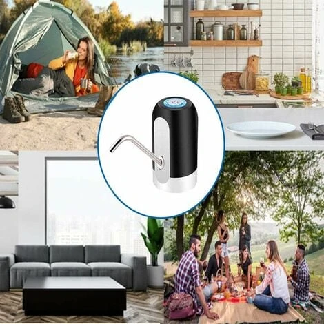 Pompa Della Bottiglia D'acqua Da 5 Galloni, Pompa Dell'acqua Elettrica Portatile, Ricarica USB, Pompa Automatica Di Erogazione Dell'acqua Potabile Per Il Campeggio 7 Pompa Della Bottiglia D'acqua Da 5 Galloni, Pompa Dell'acqua Elettrica Portatile, Ricarica USB, Pompa Automatica Di Erogazione Dell'acqua Potabile Per Il Campeggio - immagine 5