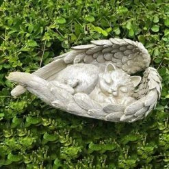 Statuetta Per Animali Domestici - Angelo - Statuetta Da Giardino - Ali D'angelo - Resistente Alle Intemperie - Decorazione Da Giardino (A Cat, 1184cm) -Giardino di Lusso 97887675 5