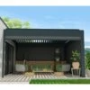 Cassonetto A Scorrimento Per Pergola SPINELLE 3,50x2,50 M (Motorisé à Télécommande - Gris Anthracite - Gris Graphite) -Giardino di Lusso 98065794 1