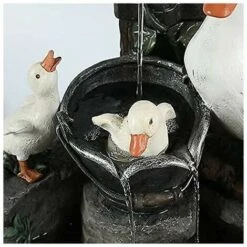 Statua Degli Animali Da Giardino Fontana Solare Art Déco Lampada Da Giardino A Led Scultura Da Giardino Per Esterni (B) -Giardino di Lusso 98114749 3