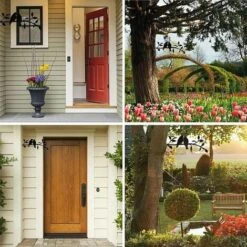 Uccelli Sul Ramo 30x12,5 Cm Decorazione Della Parete Di Arte Del Metallo Uccello Di Ferro Scultura Da Parete In Metallo Uccello Casa Giardino Decorazione Della Parete Di Arte All'aperto -Giardino di Lusso 98134231 5