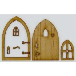 Porta Gnome Più Popolare, Porta Fatata, Porta Elfo In Legno Da Aprire Con Gnomo Divertente, Decorazione Casetta, Porta Artigianale, Decorazione 3D, Kueatily -Giardino di Lusso 98383049 5