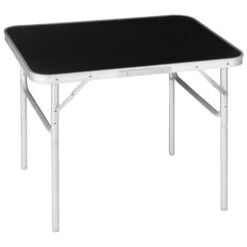 WOLTU Tavolo Da Campeggio Portatile. Tavolo Pieghevole Da Esterno Per Picnic Giardino Balcone. Altezza Regolabile In MDF. Nero -Giardino di Lusso 98414519 5