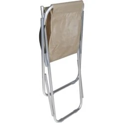 Coppia Di Sedie A Sdraio Oscillante Poltrona Pieghevole In Alluminio Tubolare Ossidato E Tessuto Traspirante 600D Portatile Leggera Mare Spiaggia Camping Campeggio 73 X 90 X 60 Cm (Beige) 9 Coppia Di Sedie A Sdraio Oscillante Poltrona Pieghevole In Alluminio Tubolare Ossidato E Tessuto Traspirante 600D Portatile Leggera Mare Spiaggia Camping Campeggio 73 X 90 X 60 Cm (Beige) -Giardino di Lusso 98653625 3