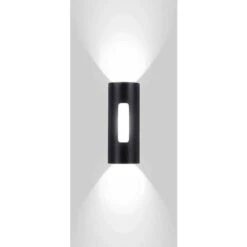 Applique Da Parete Per Esterni LED Lampada Da Parete Per Esterni Moderna Impermeabile In Metallo Lampada Da Esterno/interno Per Cortile Giardino Terrazza Chiudi Parete Patio Villa Corridoio Bianco Fre