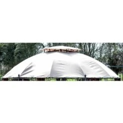 Top Superiore Telo Di Ricambio Per Gazebo Gotic Alluminio Esagonale 3,50