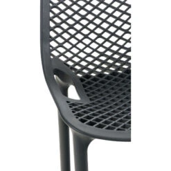 Set Di 2 Sgabelli Da Bar Per Esterni Air Grigio Scuro -Giardino di Lusso 98789811 5