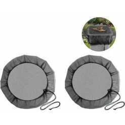 Rete Antipioggia, 2 Pezzi Di Rete Protettiva Con Coulisse, Anti-zanzara E Copertura Per Animali Domestici Per Raccoglitore Di Acqua Piovana (diametro 95 Cm) -Giardino di Lusso 99778690 5